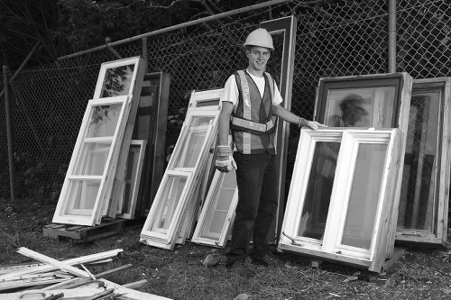 Homeowner organizing their loft in Forest Hill
