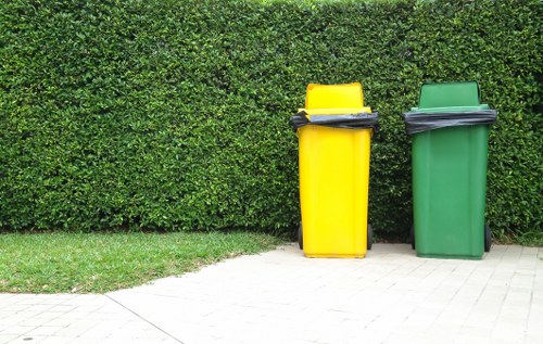 Waste collection truck in Forest Hill
